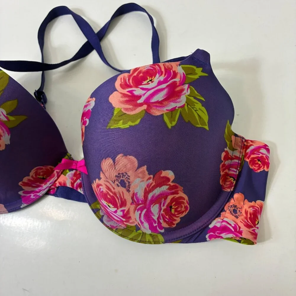 Victoria’s Secret Floral Demi Bra Size 36D - Picture 4 of 8